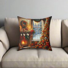 Load image into Gallery viewer, Christmas Square Pillow
